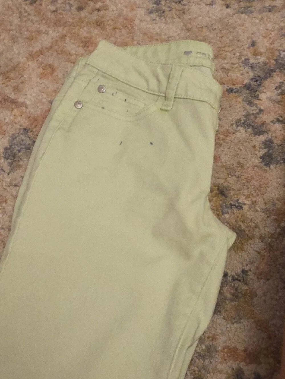 Light Green Women’s Jeans - Casual Slim Fit
